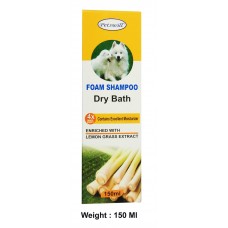 Petswill Lemon Grass Dry Bath Shampoo 150 Ml